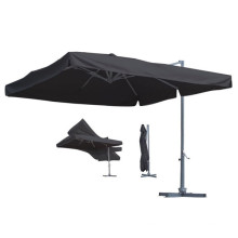 3m Aluminium Outdoor Garden Patio Umbrella with Bracket